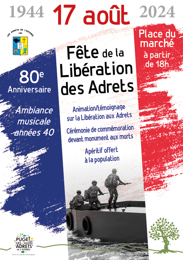 17/08/24 – 80 ans de la Libération des Adrets