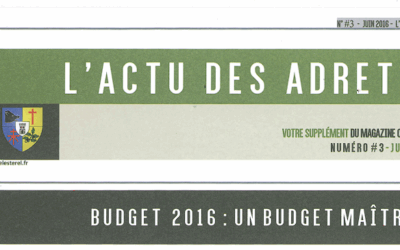 L’actu n°3 : Juin 2016