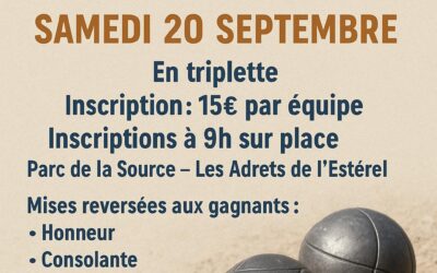 20/09/2025 – Tournoi de pétanque de l’amicale des pompiers