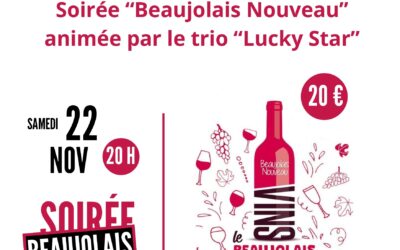 22/11/2025 – Soirée Beaujolais Nouveau