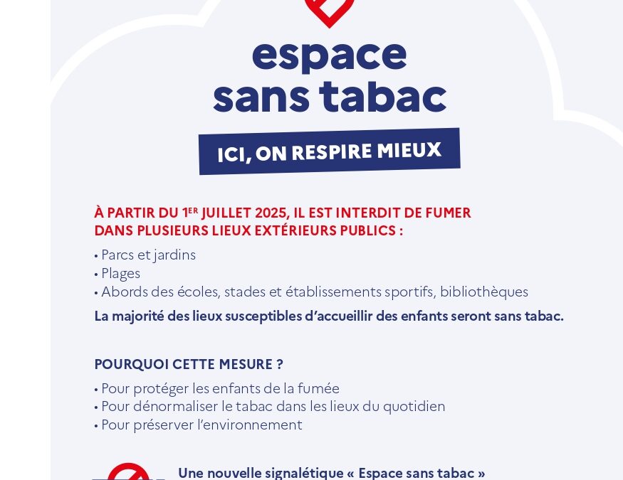 Nouvelle réglementation : interdiction de fumer dans certains lieux publics