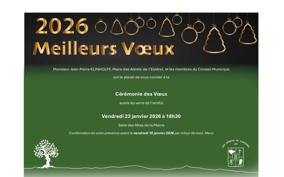 23/01/2026 – Vœux du Maire