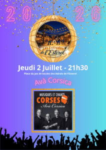 02/07/2026 – Concert « gratuit » Avà Corsica