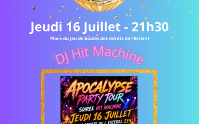 16/07/2026 – Soirée DJ « gratuite » Apocalypse