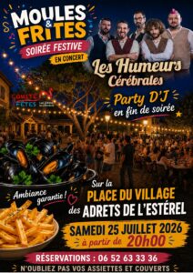 25/07/2026 – Soirée Moules Frites