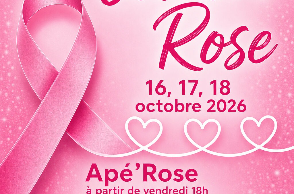 16, 17 et 18/10/2026 – Octobre Rose arrive aux Adrets-de-l&rsquo;Estérel !