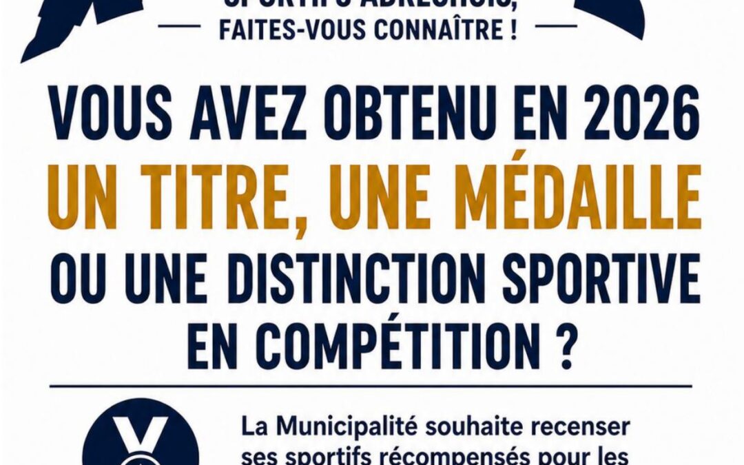 Nos sportifs Adréchois à l&rsquo;honneur !