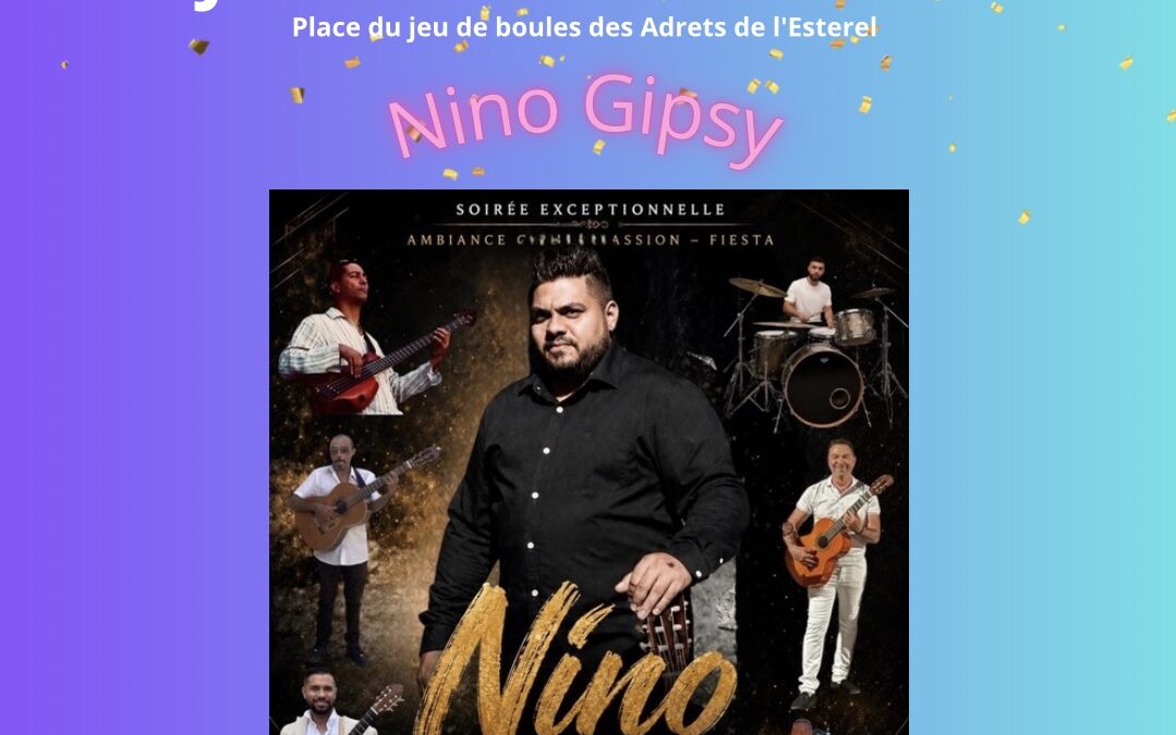 20/08/2026 – Concert gratuit Nino Gipsy