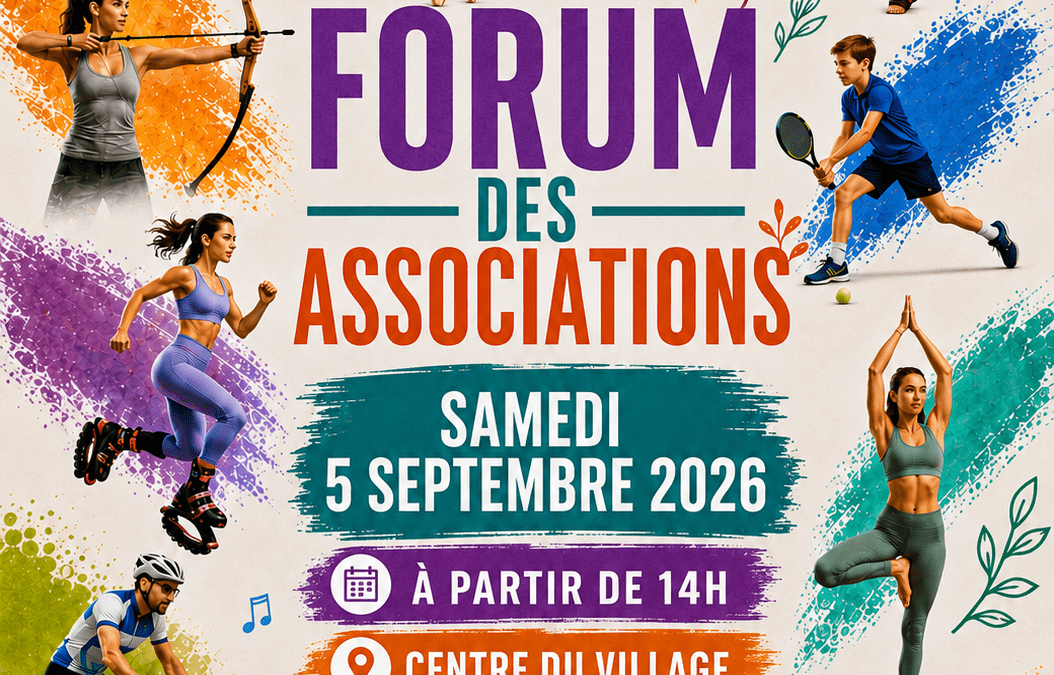 Forum des Associations 2026 : les inscriptions sont ouvertes