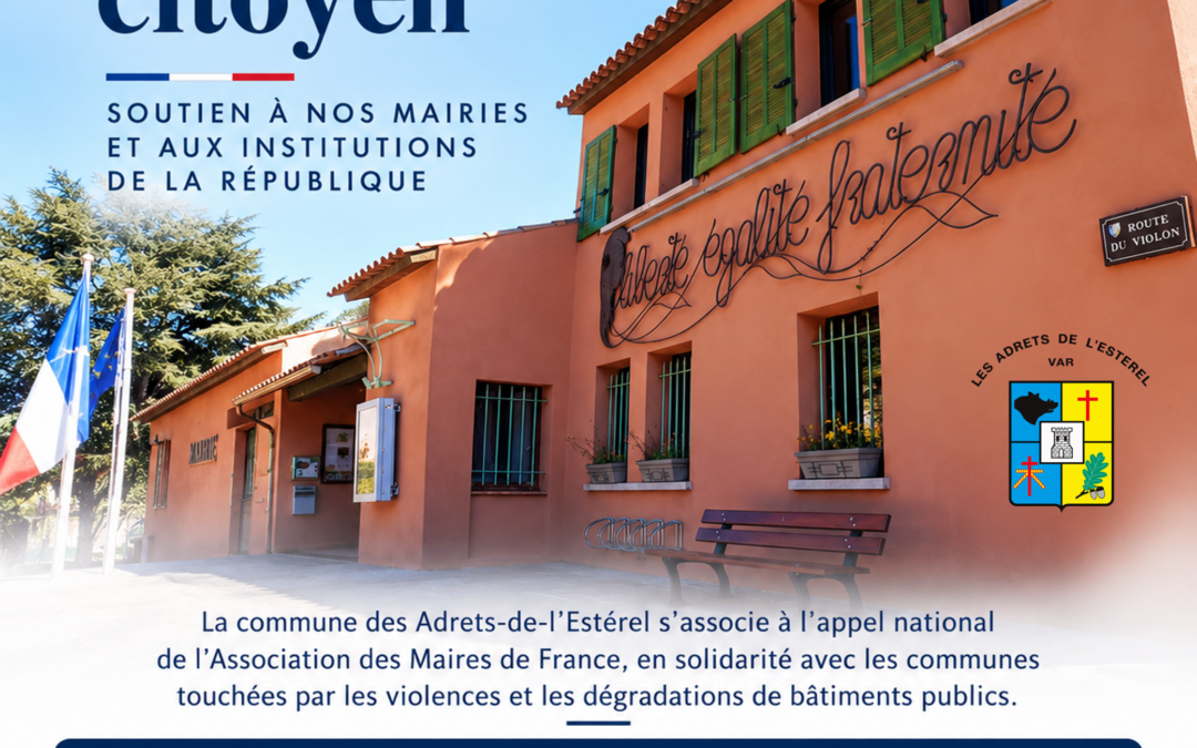 19/10/26 – RASSEMBLEMENT CITOYEN – SOUTIEN À NOS MAIRIES ET AUX INSTITUTIONS DE LA RÉPUBLIQUE