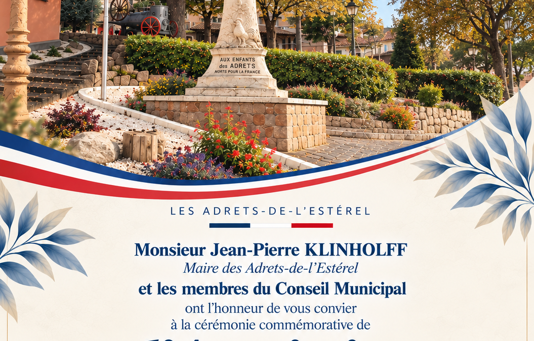11/11/2026 : Commémoration de l&rsquo;Armistice de 1918